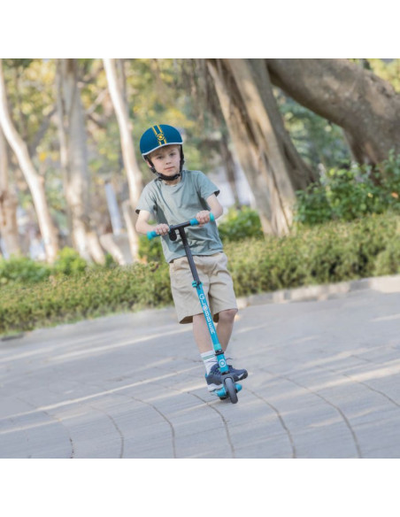 Kask dziecięcy globber ultimum s/m ciemnoniebieski petrol [51-55 cm] (601-301)