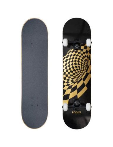 Deskorolka rocket vortex foil gold