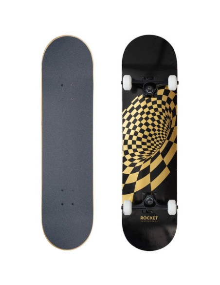 Deskorolka rocket vortex foil gold