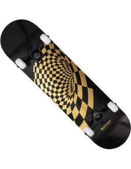 Deskorolka rocket vortex foil gold 2