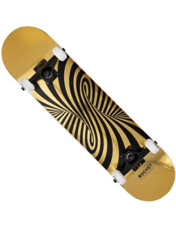 Deskorolka rocket twisted foli gold 2