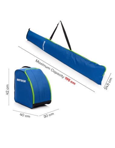 Zestaw pokrowców narciarskich meteor norse