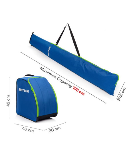 Zestaw pokrowców narciarskich meteor norse