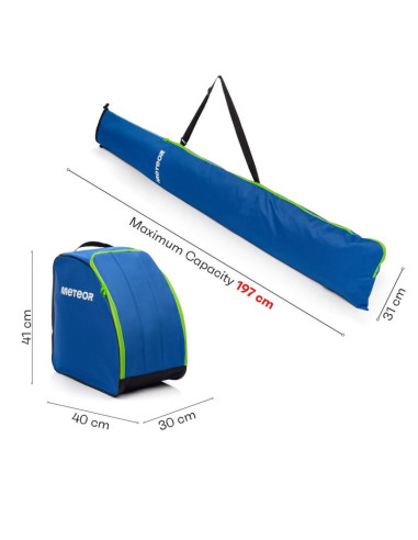 Zestaw pokrowców narciarskich meteor norse