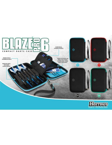 Pokrowiec na rzutki harrows blaze pro 6 case