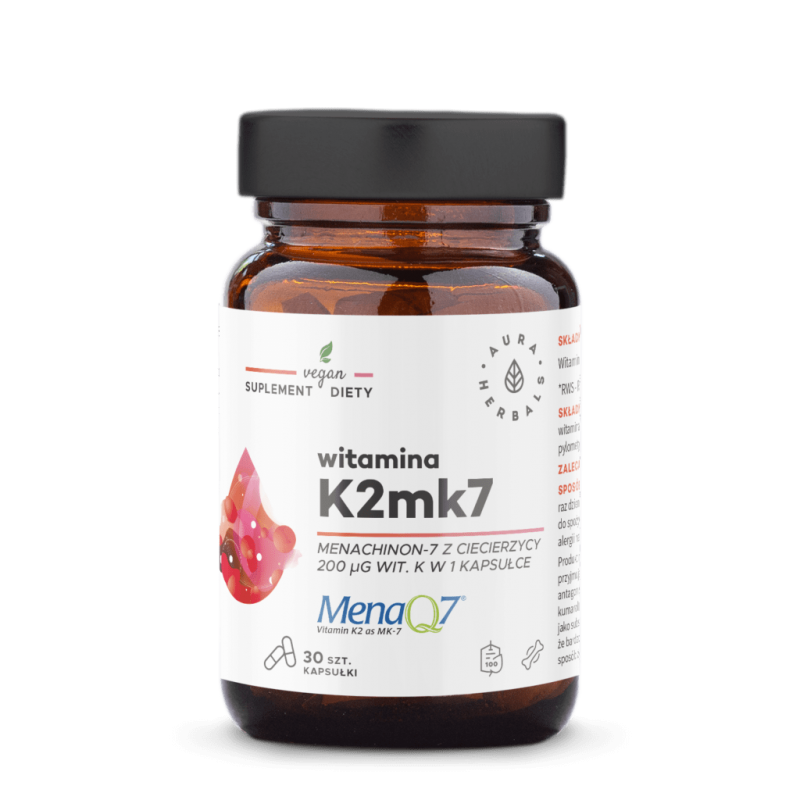 Witamina K2 MK7 200 mcg (30 kaps.)