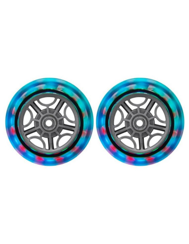 Kółka przednie do hulajnogi globber 526-009 121mm 2szt. led