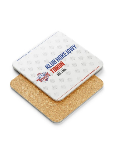 Kubek kibica z podkładką kht toruń srebkht