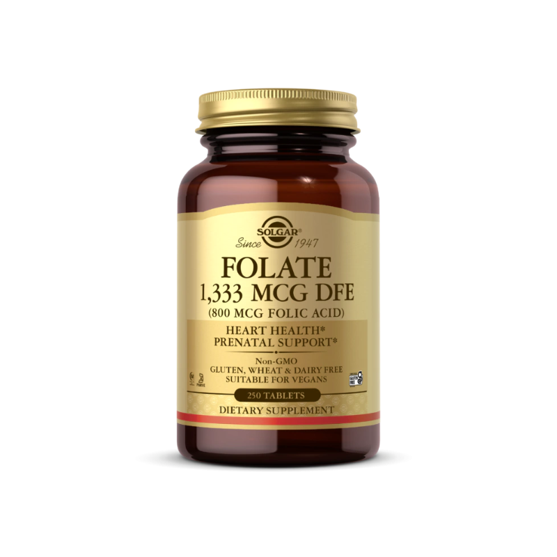 Folate 1333 mcg DFE (800 mcg Folic Acid) (250 tabl.)