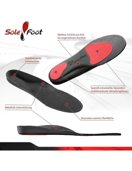 Wkładki do butów solefoot unisex deluxe edition