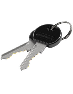 Zapięcie rowerowe gerda linka, korpus okrągły, osłona klucza flex 2