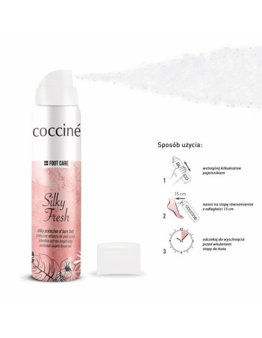 Preparat coccine jedwab do stóp silky fresh