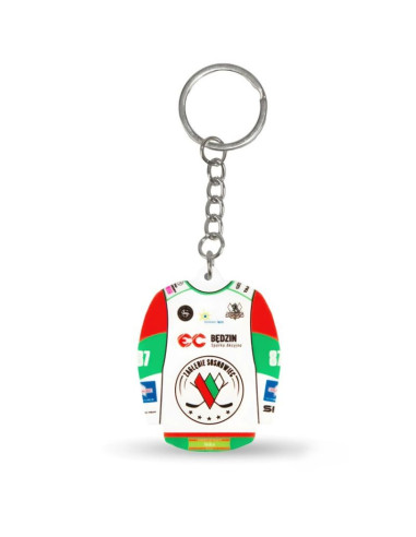 Brelok koszulka zagłębie sosnowiec (home) srebbrekh