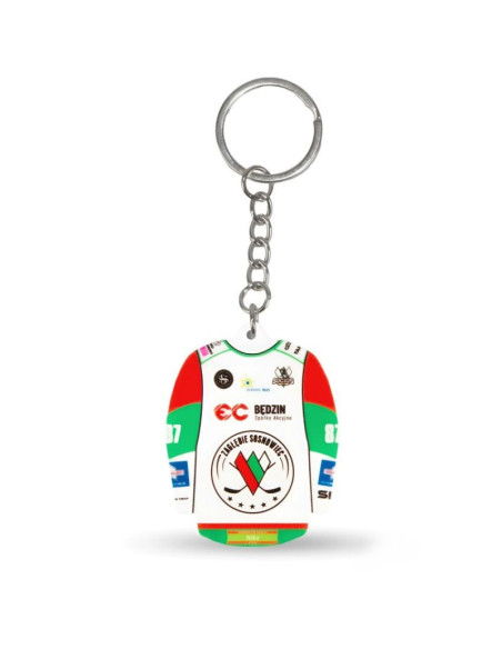 Brelok koszulka zagłębie sosnowiec (home) srebbrekh