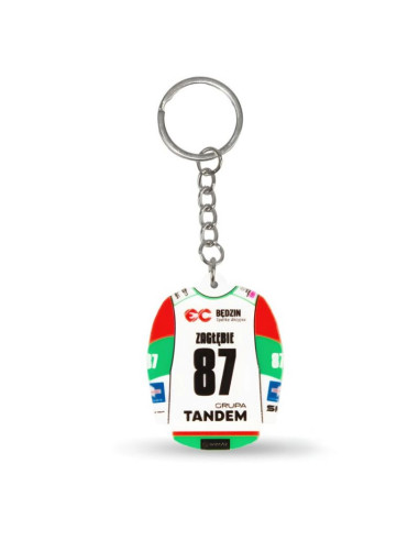 Brelok koszulka zagłębie sosnowiec (home) srebbrekh