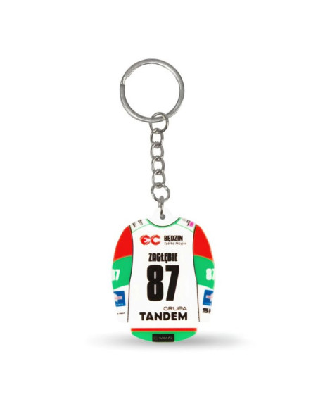 Brelok koszulka zagłębie sosnowiec (home) srebbrekh