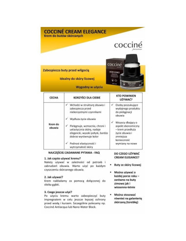 Preparat coccine krem do skór licowych da02