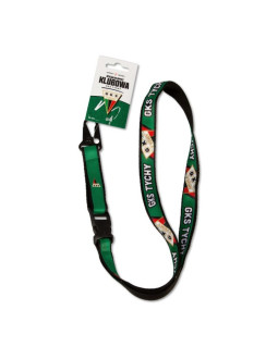 Smycz gks tychy premium plus srebgks