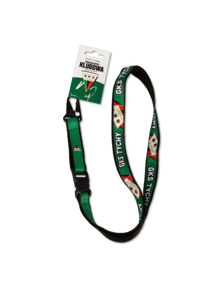 Smycz gks tychy premium plus srebgks