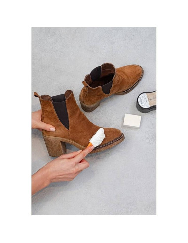 Szczotka do czyszczenia zamszu coccine