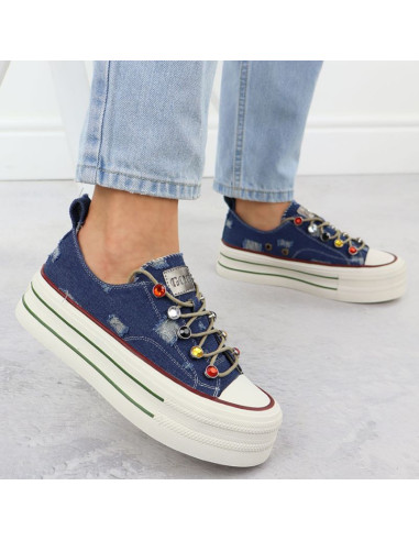 Trampki goe jeansowe w rr2n4103