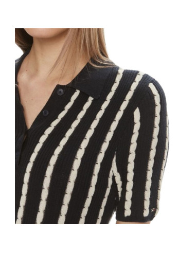 Sukienka tommy hilfiger cable f&f polo ss w