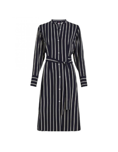 Sukienka tommy hilfiger argyle strip w