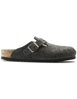 Klapki birkenstock boston fe anthrazit 2