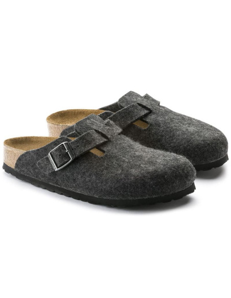 Klapki birkenstock boston fe anthrazit