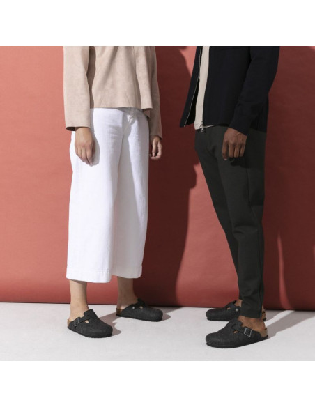 Klapki birkenstock boston fe anthrazit