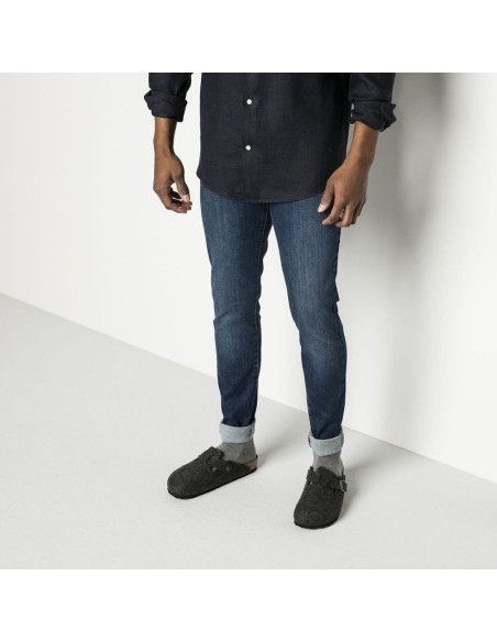 Klapki birkenstock boston fe anthrazit