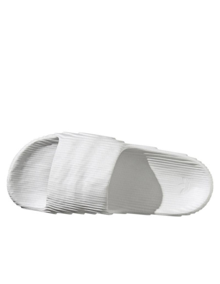 Klapki damskie/męskie adidas adilette 22  crystal white z wygodną profilowaną podeszwą białe (hq4672)