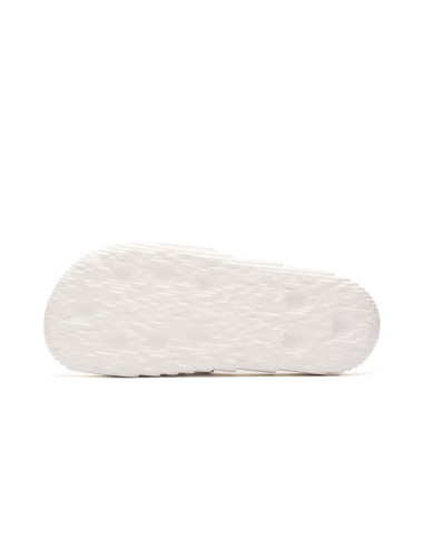 Klapki damskie/męskie adidas adilette 22  crystal white z wygodną profilowaną podeszwą białe (hq4672)