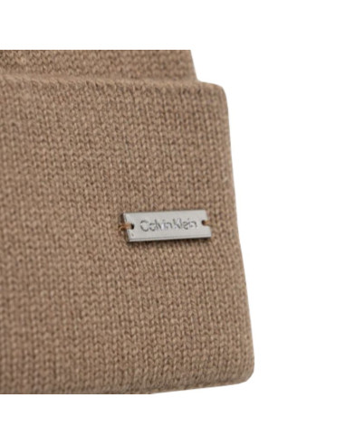 Czapka calvin klein cashmere beanie w