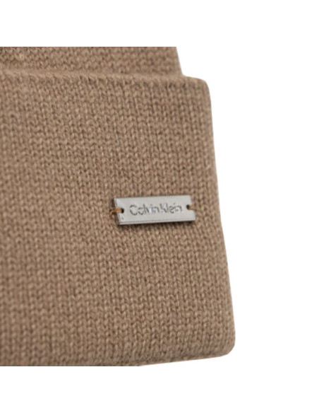 Czapka calvin klein cashmere beanie w