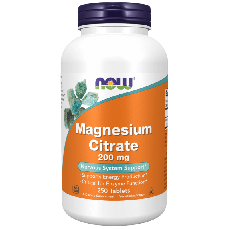 Magnesium Citrate - Cytrynian Magnezu 200 mg (250 tabl.)