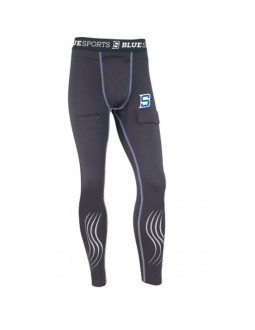 Spodnie ribano z rzepami bluesports jr