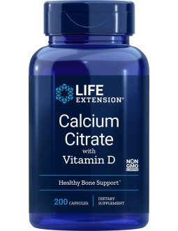Life Extension Calcium Citrate With Vitamin D (200 Kaps.)