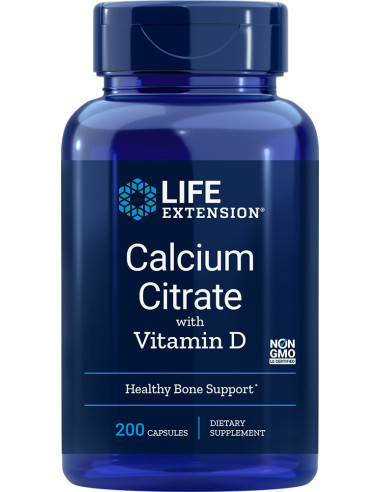 Life Extension Calcium Citrate With Vitamin D (200 Kaps.)