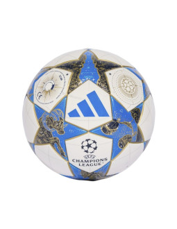 Piłka nożna adidas ucl mini 25/26 league stage biało-niebiesko-złota jp1544 2
