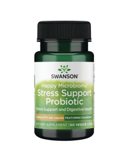Swanson Happy Microbiome Stress Support Prob. (60 Kaps.)