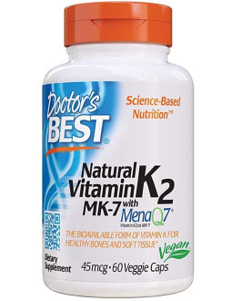 Doctor's Best Witamina K2 Mk7 45 Mcg (60 Kaps.)