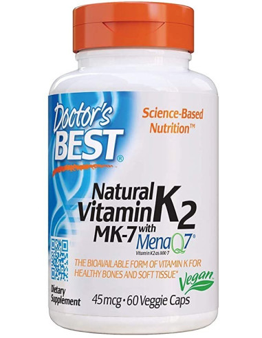 Doctor's Best Witamina K2 Mk7 45 Mcg (60 Kaps.)