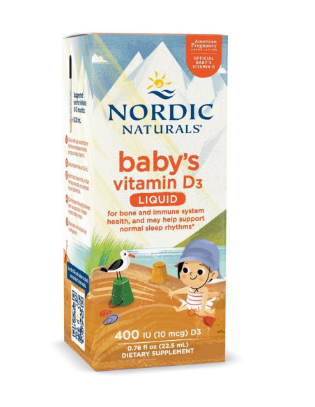 Nordic Naturals Baby's Vitamin D3 400 Iu (22,5 Ml)