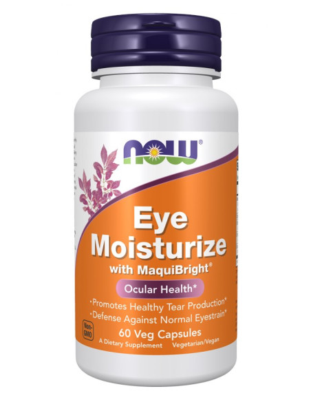 Now Foods Eye Moisturize With Maquibright - Nawilżacz Oczu Z Maquibright (60 Kaps.)