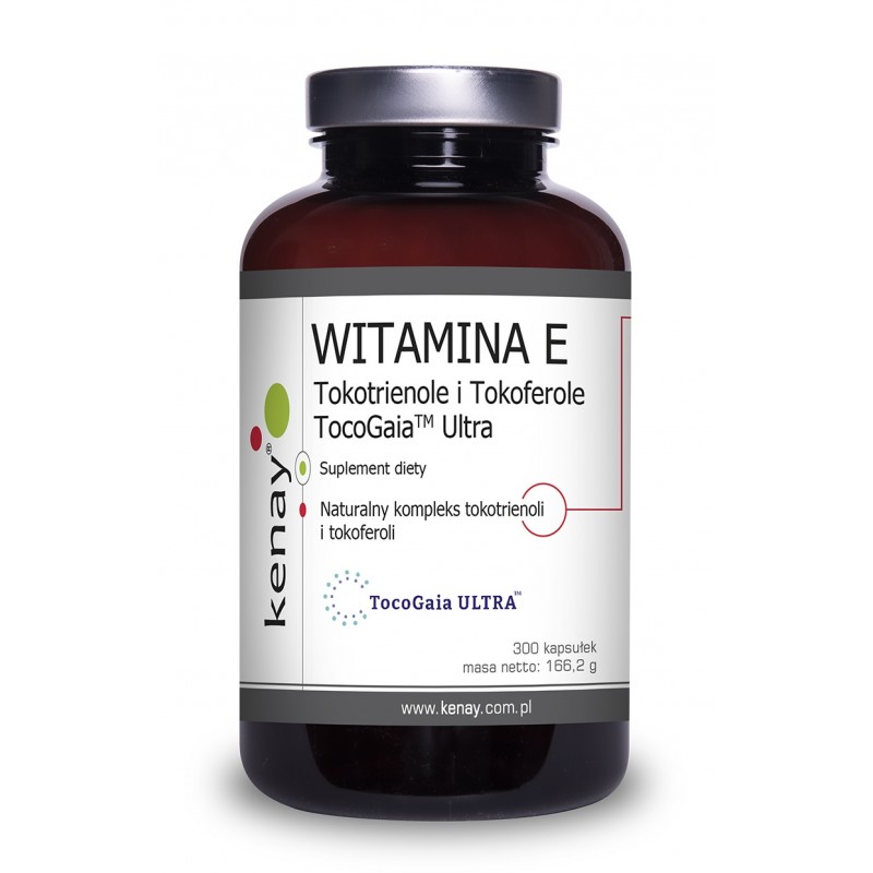 Witamina E Tokotrienole i Tokoferole TocoGaia™ Ultra (300 kaps.)