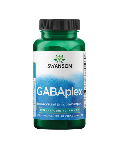 Swanson Gabaplex With L-Tyrosine & L-Theanine (60 Kaps.)
