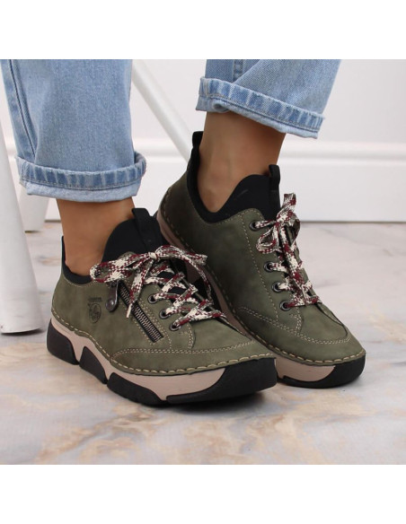 Komfortowe półbuty rieker w rkr610