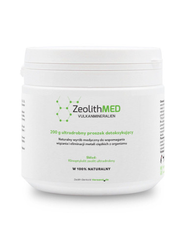 Zeolithmed Ultradrobny Zeolit Medyczny Mikronizowany (200 G)