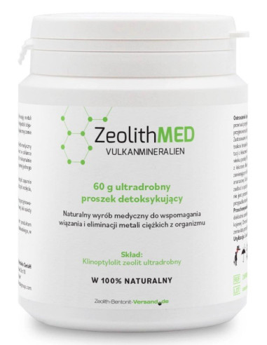Zeolithmed Ultradrobny Zeolit Medyczny Mikronizowany (60 G)